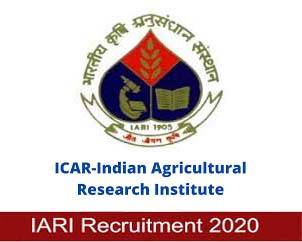 IARI-recruitment-2020